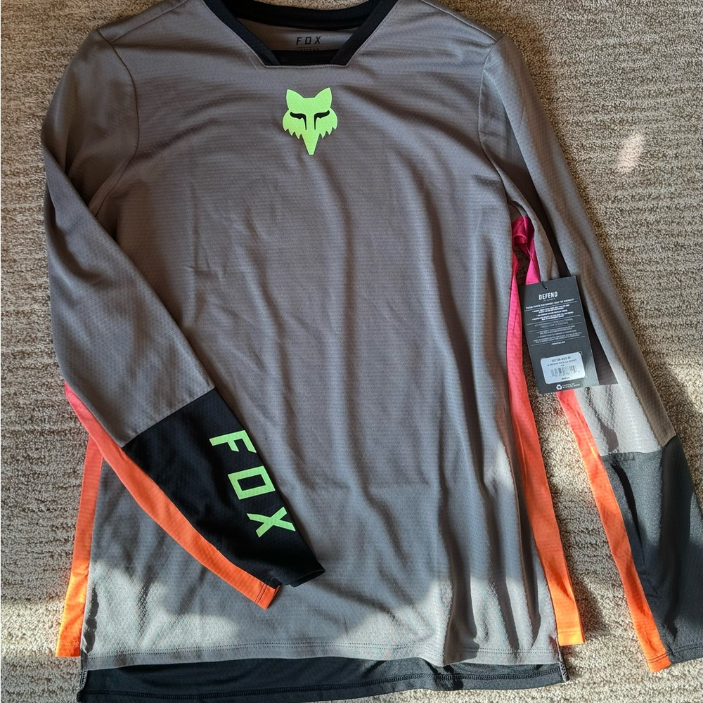 NWT Fox Racing Defend Race LS Jersey